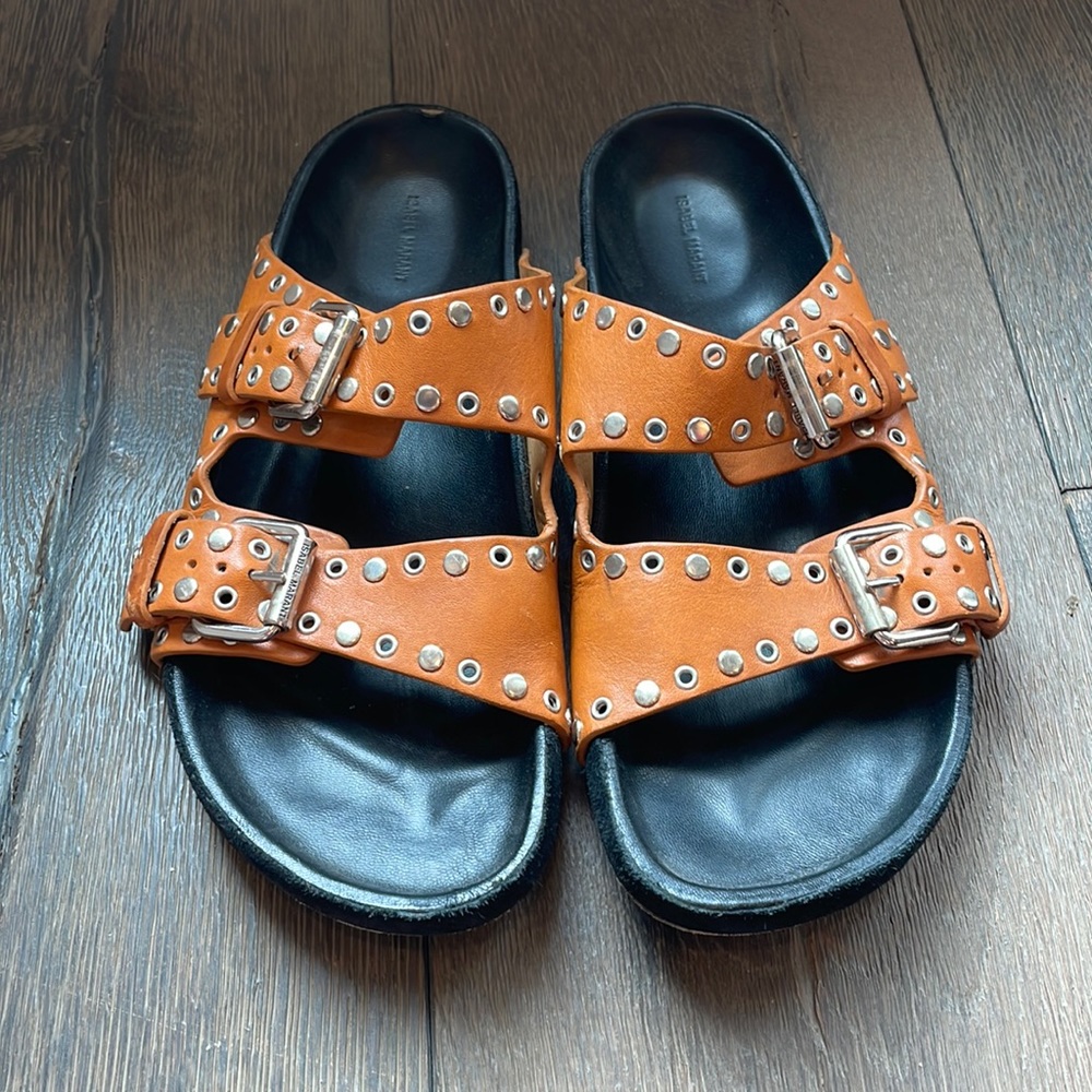 Isabel Marant Size 39 Luggage Lennyo Sandal